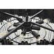 Willow 8 Light 24 inch Black Chandelier Ceiling Light