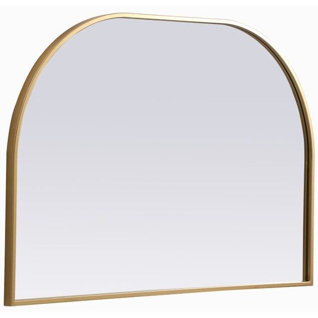 Blaire 36 X 24 inch Brass Mirror