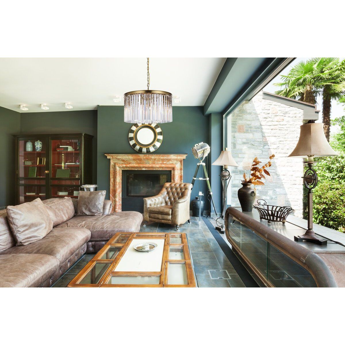 Sydney 8 Light 26 inch Satin Gold Chandelier Ceiling Light in Clear