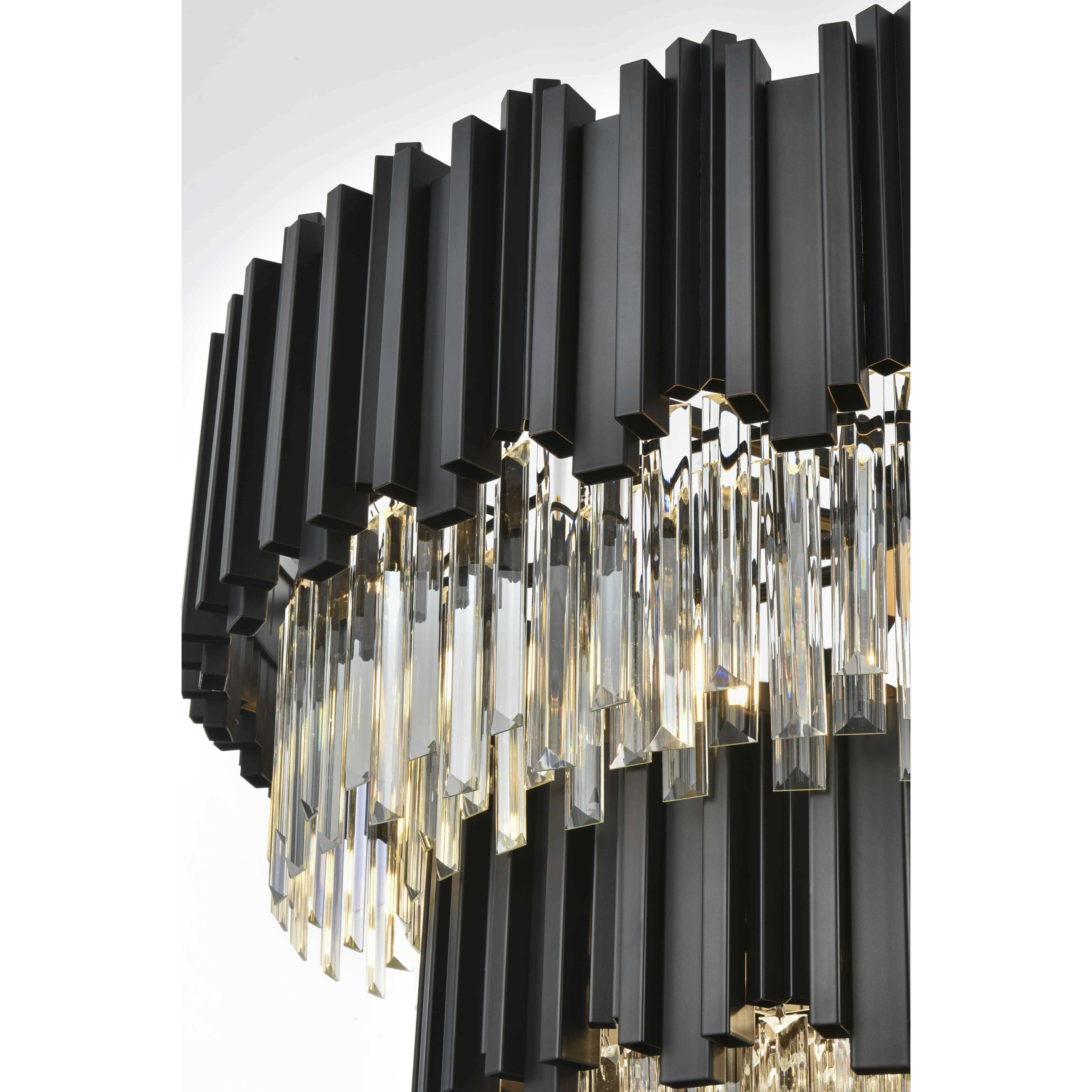 Willow 12 Light 32 inch Black Chandelier Ceiling Light
