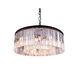 Sydney 10 Light 44 inch Matte Black Pendant Ceiling Light in Clear, Urban Classic 