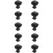 Irvin Matte Black Hardware Cabinet Knob, Set of 10