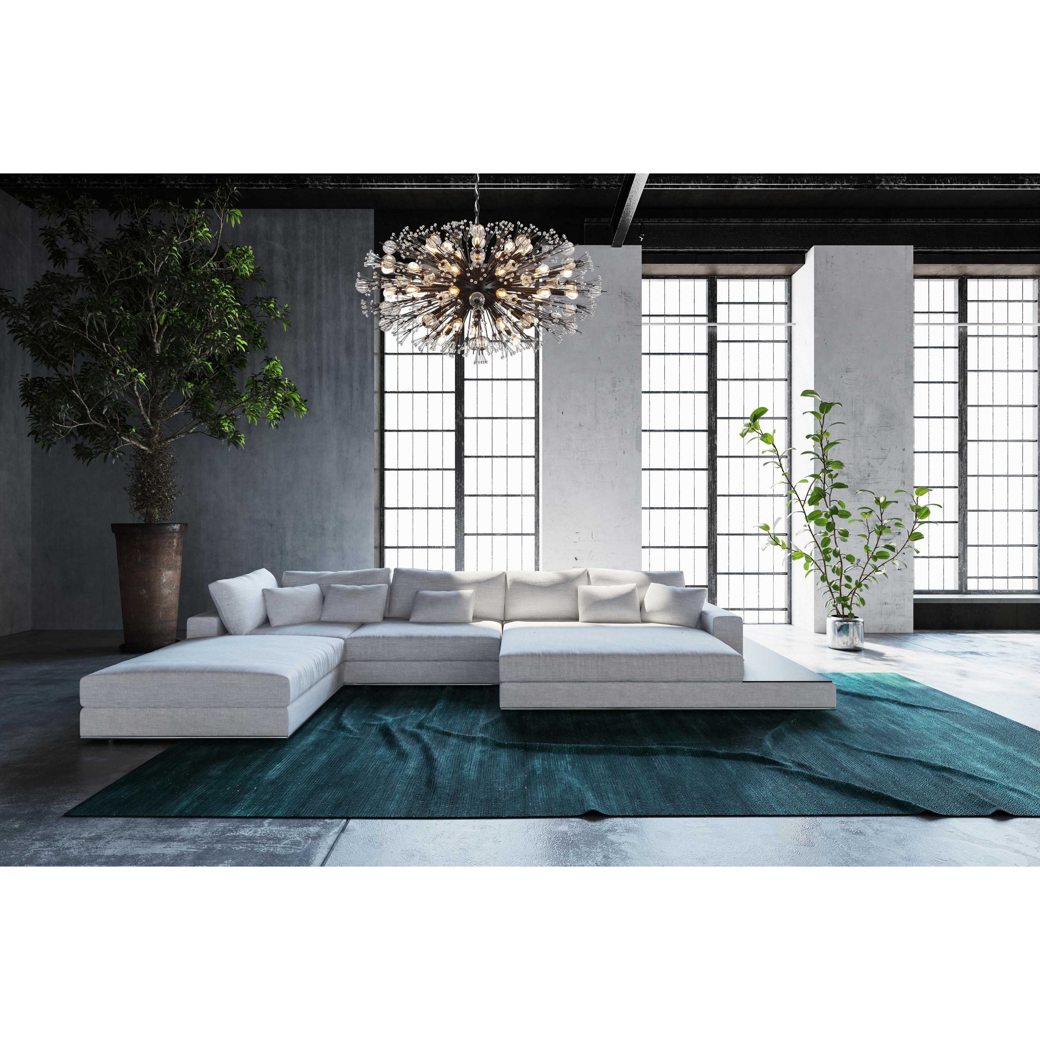 Vera 38 Light 23 inch Black Pendant Ceiling Light