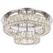Monroe 2 Light 22 inch Chrome Flush Mount Ceiling Light 