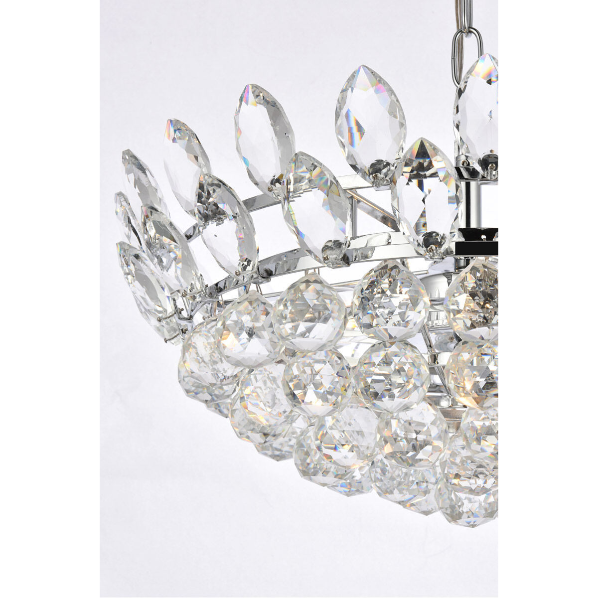 Emilia 5 Light 18 inch Chrome Pendant Ceiling Light