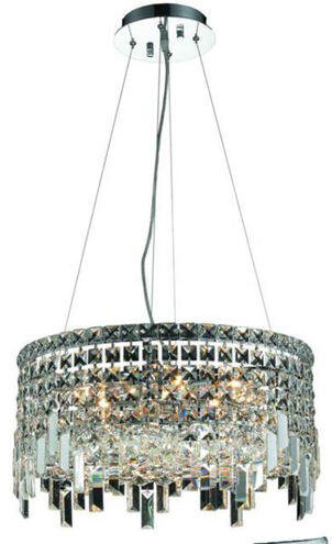 Maxime 12 Light 20 inch Chrome Dining Chandelier Ceiling Light in Royal Cut