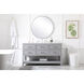 Sinclaire 60 X 22 X 34 inch Gray Vanity Sink Set