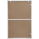 Monet 28 X 28 inch White Wall Mirror
