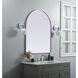Ayra 42 X 33 inch Silver Mirror in 33 x 42