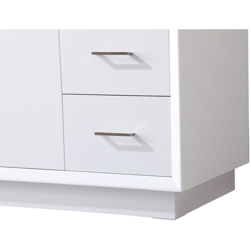 Hayes 60 X 22 X 35 inch White Vanity Sink Set