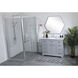 Americana 84 X 22 X 70 inch Light Grey Vanity Sink Set