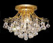 Toureg 6 Light 19 inch Gold Flush Mount Ceiling Light in Royal Cut