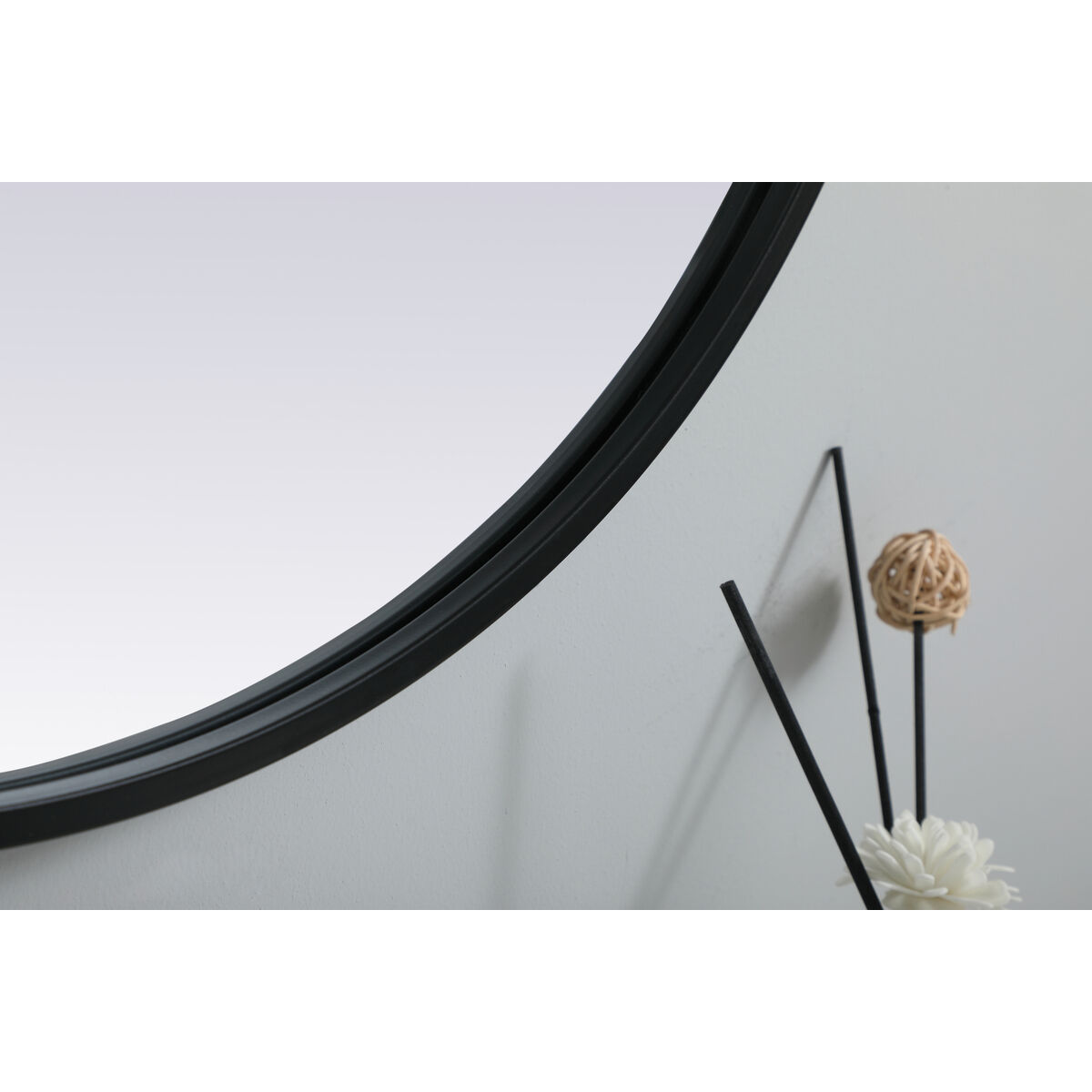 Asha 30 X 24 inch Black Mirror in 24 x 30