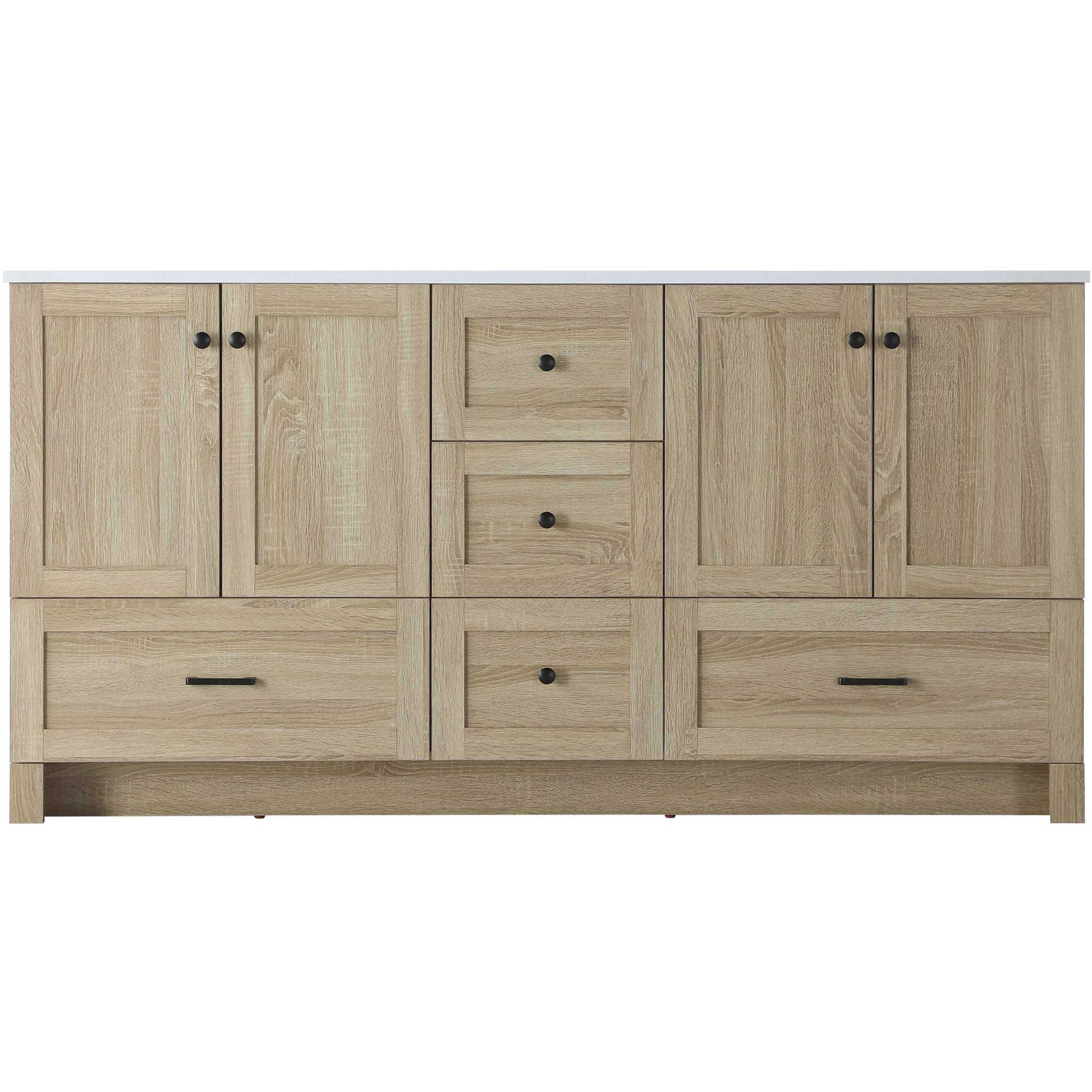 Soma 66 X 34 inch Mango Wood Bathroom Vanity Cabinet