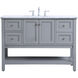 Metropolis 48 X 22 X 34 inch Grey Vanity Sink Set