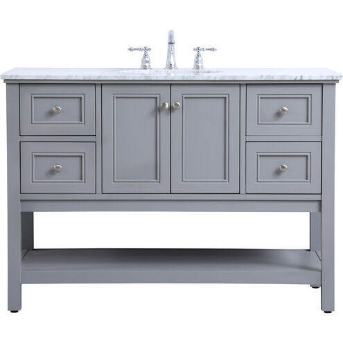 Metropolis 48 X 22 X 34 inch Grey Vanity Sink Set