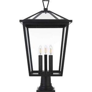 Oxford 3 Light 27.5 inch Black Outdoor Post Light