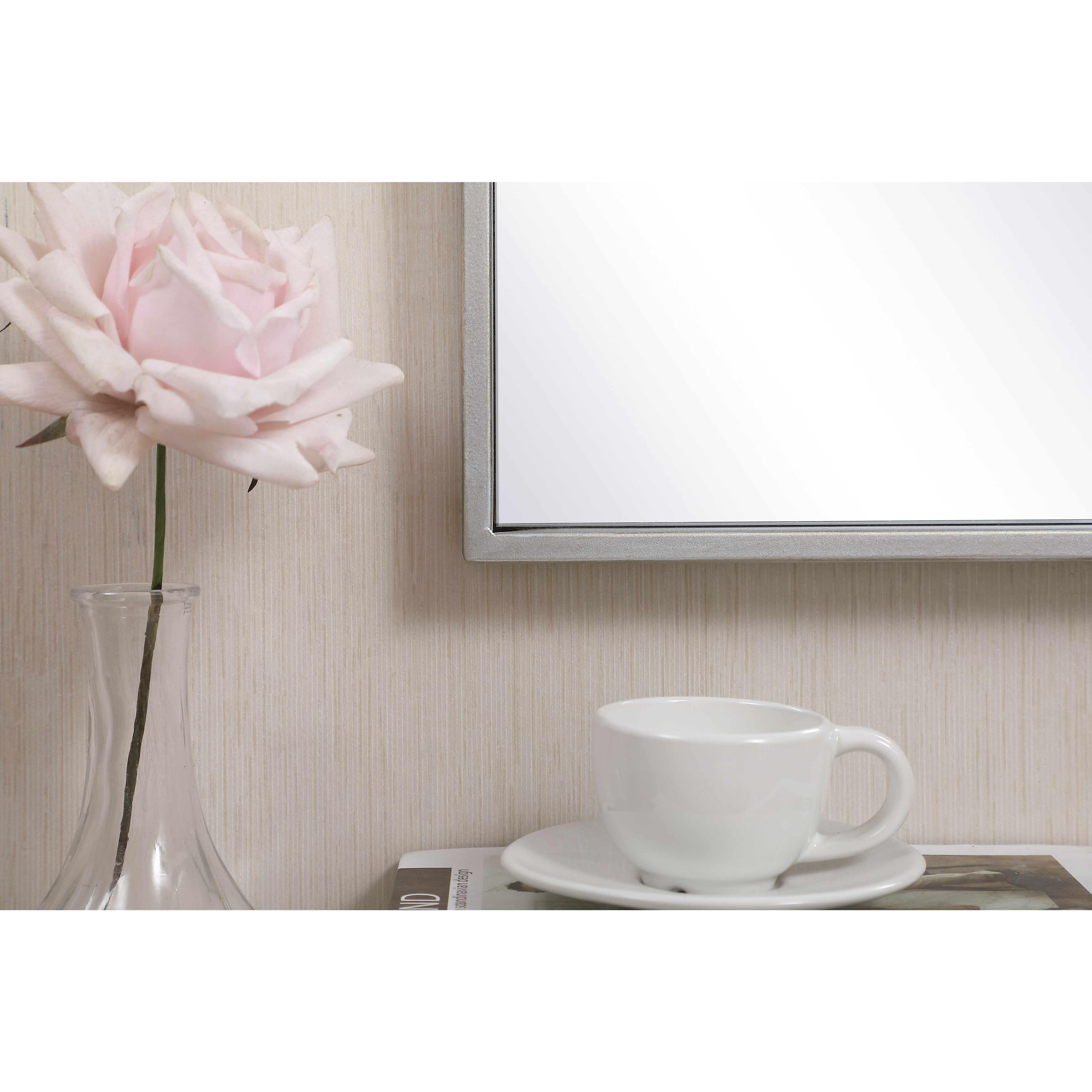 Monet 28 X 28 inch Sliver Wall Mirror in Silver