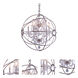 Geneva 5 Light 20 inch Polished Nickel Pendant Ceiling Light in Clear, Urban Classic