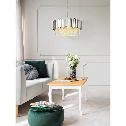 Willow 8 Light 24 inch Chrome Chandelier Ceiling Light