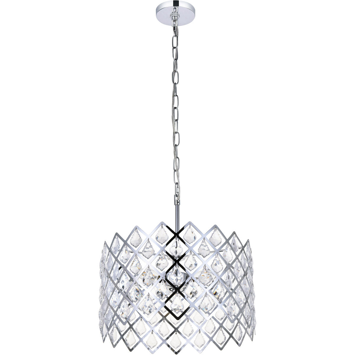 Lyla 3 Light 16 inch Chrome Pendant Ceiling Light
