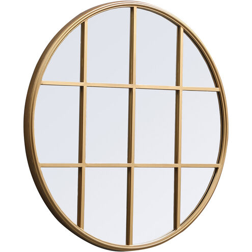 Motif 32 X 32 inch Brass Wall Mirror