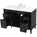 Bennett 48 X 21 X 35 inch Black Vanity Sink Set in Not Included