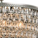Nordic 6 Light 28 inch Antique Silver Pendant Ceiling Light in Antique Sliver, Urban Classic