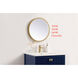 Pier 18 X 18 inch Brass LED Mirror