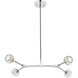 Zayne 4 Light 29 inch Chrome Pendant Ceiling Light