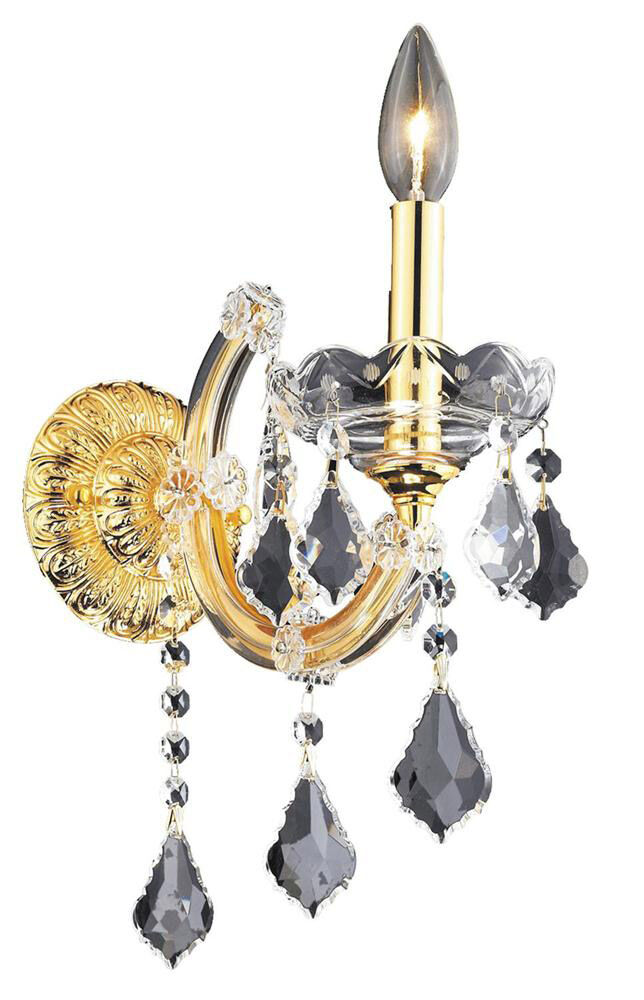 Maria Theresa 1 Light 8 inch Gold Wall Sconce Wall Light in Clear, Royal Cut