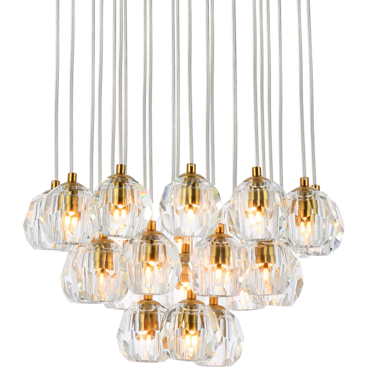 Eren 24 Light 19 inch Gold Pendant Ceiling Light