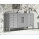 Blakely 60 X 34 inch Grey Bathroom Vanity Cabinet