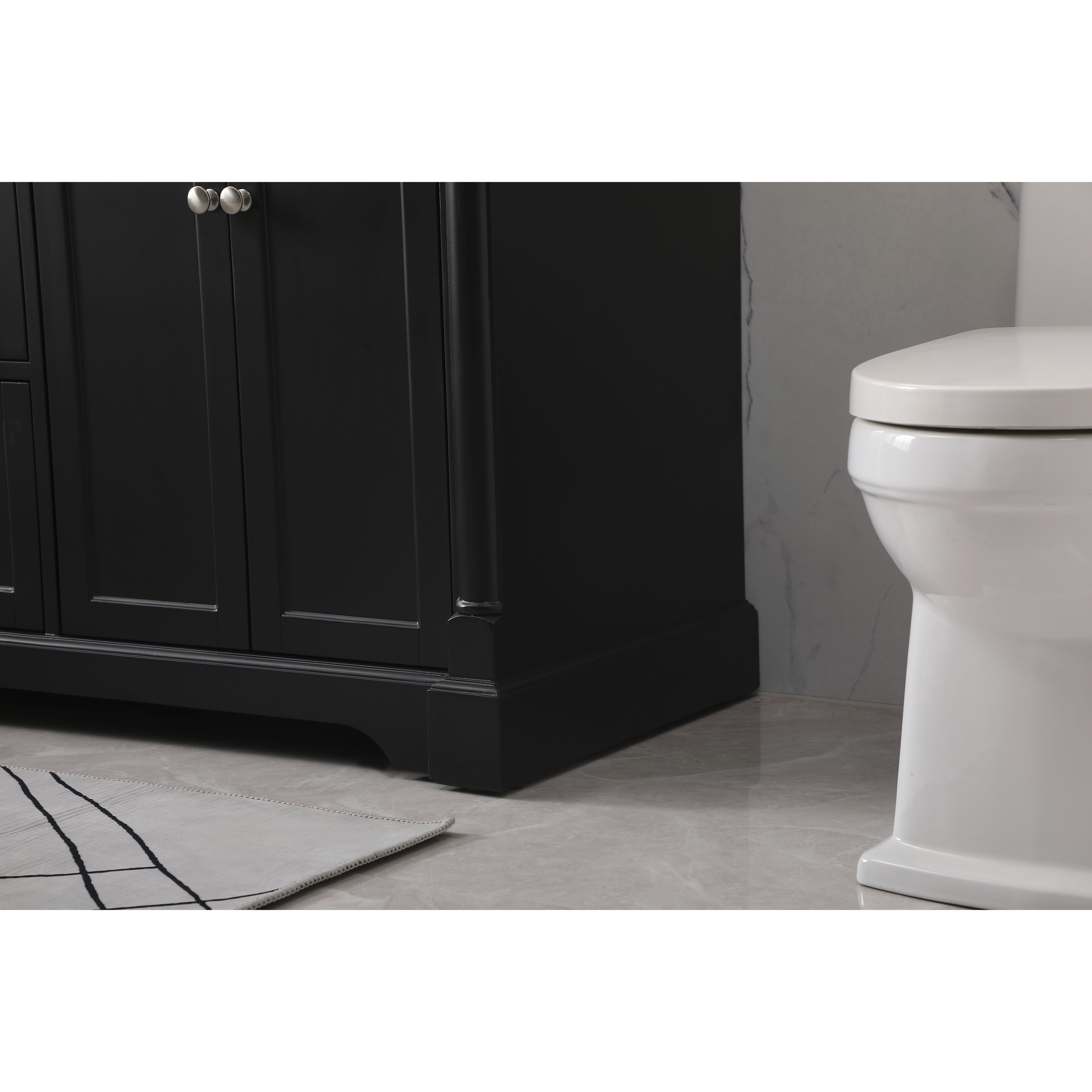 Clarence 60 X 22 X 35 inch Black Vanity Sink Set