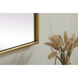 Eternity 36 X 24 inch Brass Mirror in 24 x 36