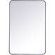 Evermore 40 X 27 inch Silver Mirror