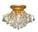 Toureg 6 Light 19 inch Gold Flush Mount Ceiling Light in Royal Cut