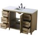 Alina 54 X 34 inch Linen Oak Bathroom Vanity Cabinet