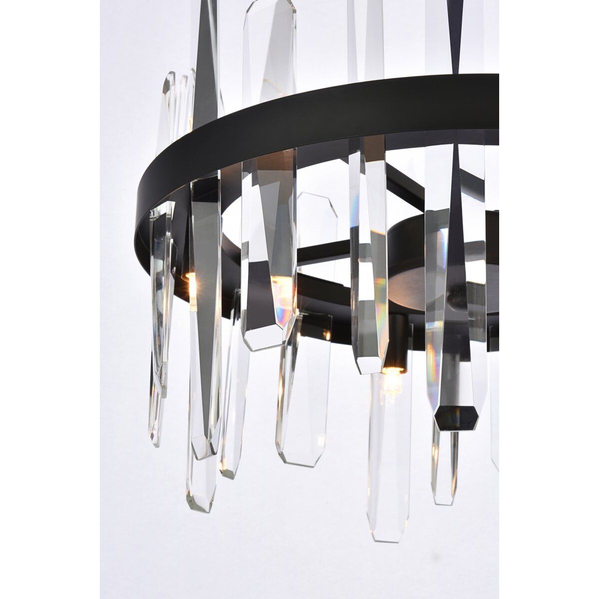 Serena 8 Light 16 inch Black Pendant Ceiling Light