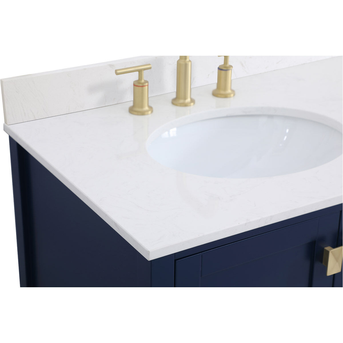 Irene 42 X 22 X 34 inch Blue Vanity Sink Set