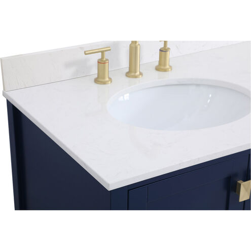 Irene 42 X 22 X 34 inch Blue Vanity Sink Set