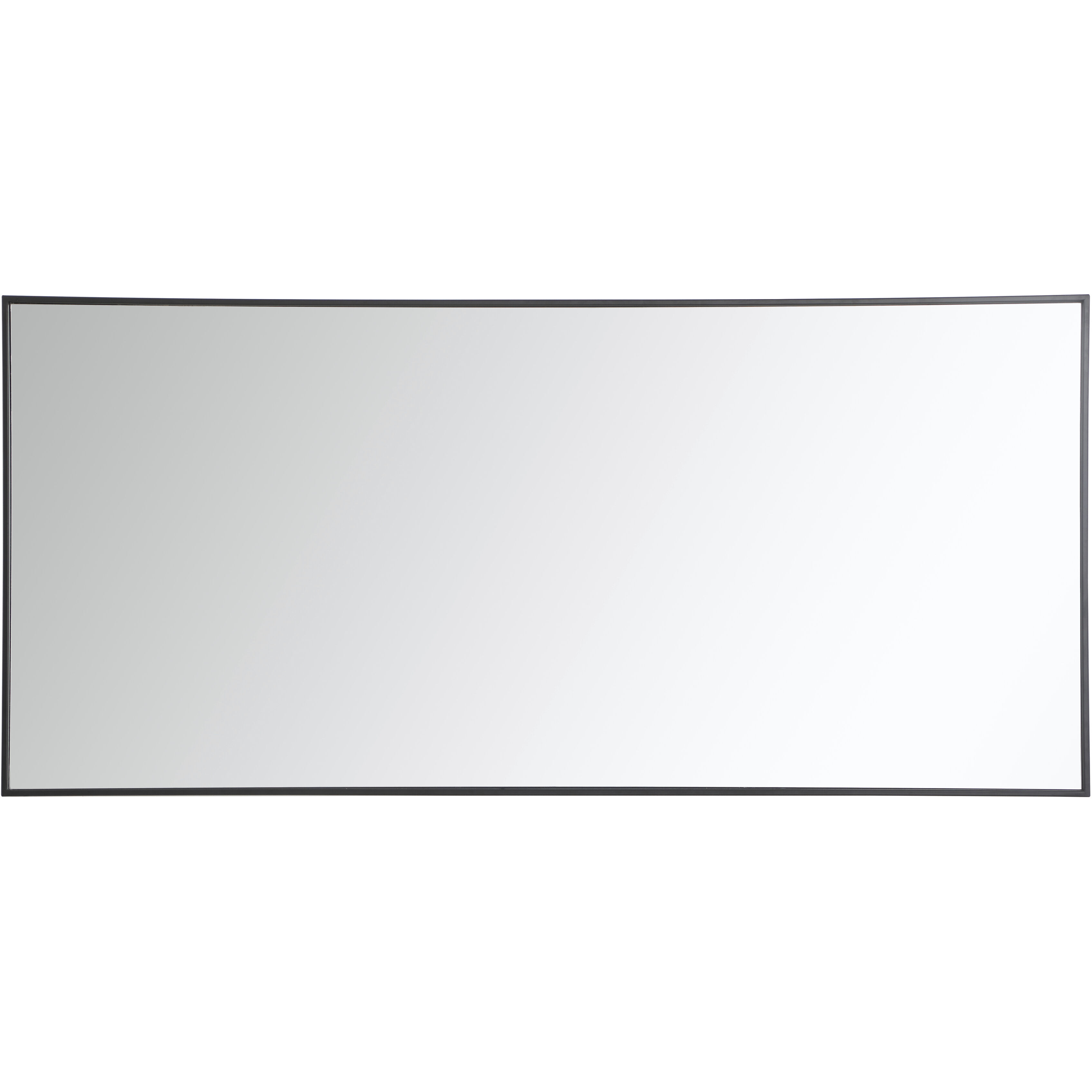 Monet 60 X 30 inch Black Wall Mirror