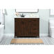 Grant 42 X 19 X 34 inch Expresso Vanity Sink Set