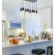 Aurora 8 Light 12 inch Black Pendant Ceiling Light