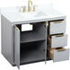 Blake 42 X 22 X 34 inch Grey Vanity Sink Set