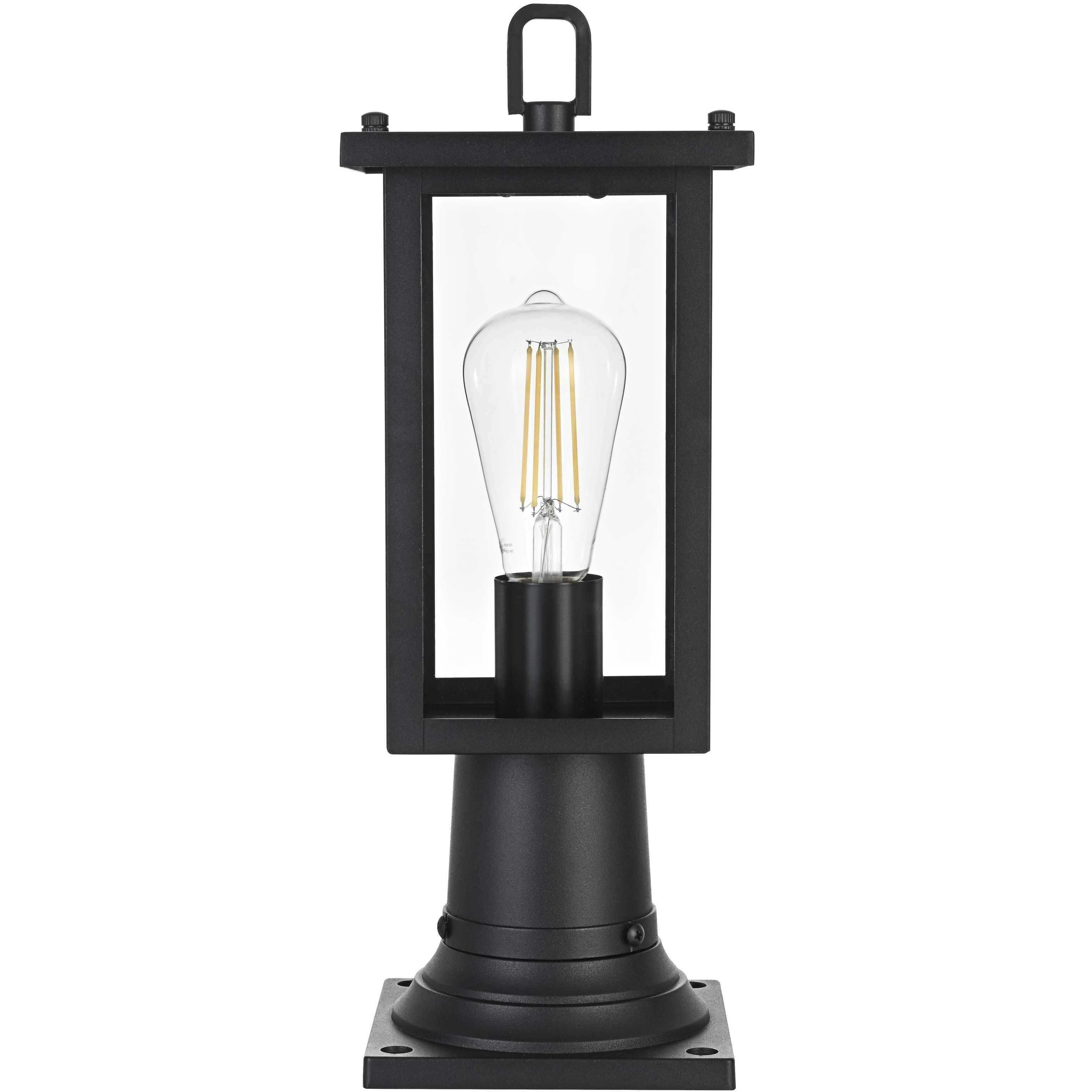 Venango 1 Light 16 inch Black Outdoor Post Light