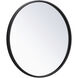 Eternity 18 X 18 inch Black Wall Mirror