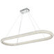 Bowen 1 Light 20 inch Chrome Chandelier Ceiling Light