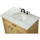 Americana 36 X 22 X 35 inch Natural Wood Vanity Sink Set