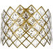 Lyla 3 Light 13 inch Brass Flush Mount Ceiling Light